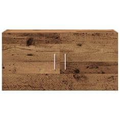 Vidaxl Stenska omara Old Wood 80x39x40 cm Inženirski les