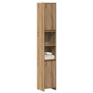 Vidaxl vidaXL Kopalniška omarica Artisan hrast 30x30x183,5 cm