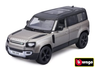 BBurago 1:24 Plus Land Rover Defender 110 Silver
