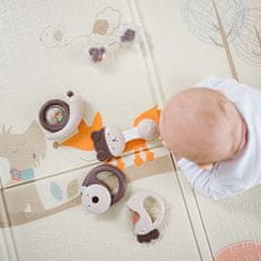 BabyOno Medvedek medvedek z ropotuljico 3m+