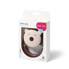 BabyOno Medvedek medvedek z ropotuljico 3m+