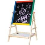 Woody Lesena deska - naravni okvir s polico, 65 cm