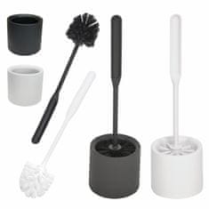York Toaletni set iz plastike MODERN temno siva