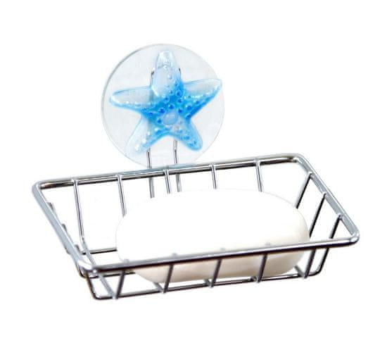 AWD Dozator za milo iz kromirane žice 13x9cm s priseskom 0210