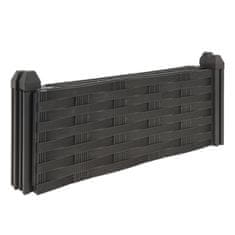 ProGarden Dvignjena postelja 45 x 45 x 18 cm črna plastika KO-R10000250