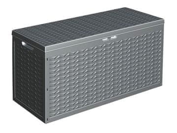ProGarden Plastična vrtna shranjevalna škatla s pokrovom, 120 x 45 x 60 cm