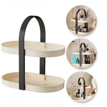 Flamenco Mystique Luksuzna dvostopenjska stojala za pult za kopalnico AESTHETIC STYLE CB57