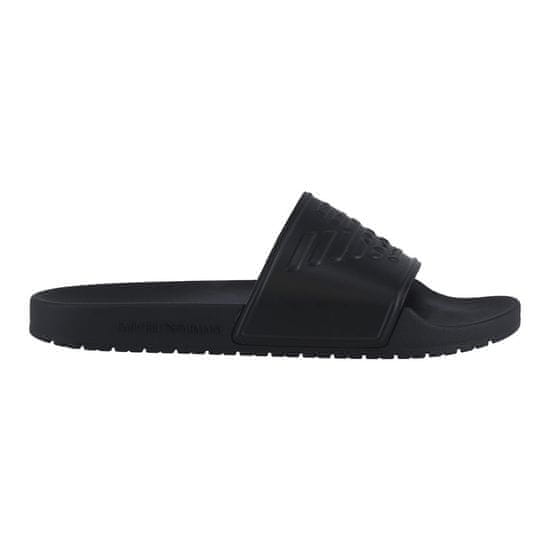 Emporio Armani Japanke črna Sliders