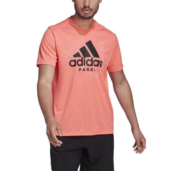 Adidas Majice obutev za trening roza Padel print