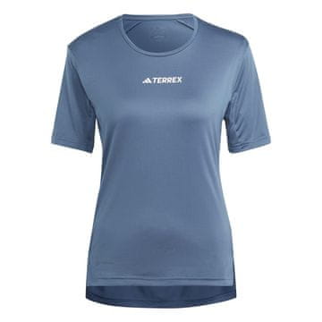 Adidas Majice obutev za trening modra Terrex Multi Tee