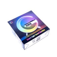 Aga RGB LED Svetilka 5v1 z brezžičnim polnilnikom Bela