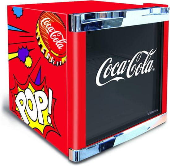 Husky  Mini hladilnik Coca-Cola PopArt s stekleno vitrino