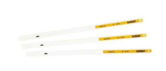 shumee LIST ŽAGE DEWALT BIM 300mm 3 kos. 18 TPI, 24 TPI, 32 TPI
