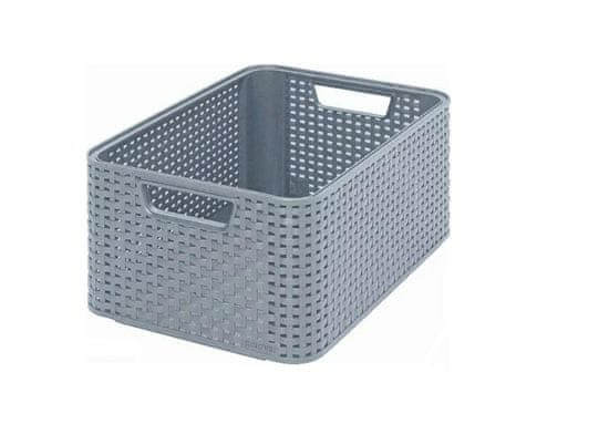 shumee CURVER KOŠ M 18L / SVETLO SIV