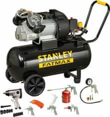shumee STANLEY OLJNI KOMPRESOR. 50L FMXCM0083E DV2 FATMAX ČRNA 400/10/50 + KIT