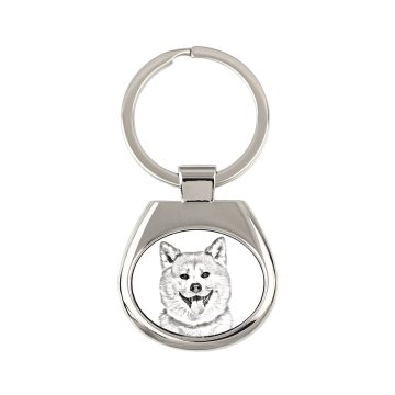 Artdog Akita, Akita Inu - obesek za ključe s psom, obesek za ključe s potiskom, personalizirana etiketa Art-Dog