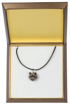 Artdog Westhighland White Terrier, Westie I - verižica s psom v darilni škatli, posrebreni medaljon za ljubitelja psov, privlačen obesek Art-Dog