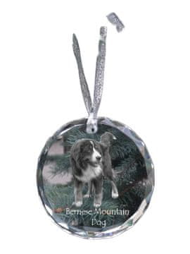 Artdog Bernski planšar, Bernski planšar - kristalna kroglica s fotografijo, fotografije psa v kristalu, personaliziran obesek za božično drevesce Art-Dog
