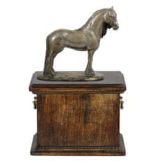 Artdog Frizijska kobila - žara za konjski pepel, žara s kipcem, elegantna žara s konjem Art-Dog
