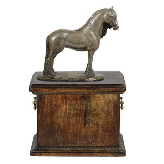 Artdog Frizijska kobila - žara za konjski pepel, žara s kipcem, elegantna žara s konjem Art-Dog