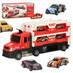 WOWO TIR transporter zložljivo vozilo XXL rdeče barve
