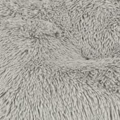 WOWO Pasji vzglavnik iz pliša kavč postelja siva XXL 110 x 75 cm