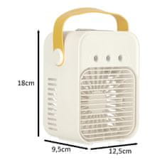 WOWO Ventilator klimatske naprave vlažilec vode srebrn