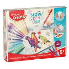 WOWO Napihljivi markerji creative markers art set Crative 24 kos. Preslikano
