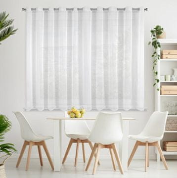 shumee GOTOVA ZAVESA LUCY 350 X 150 CM BELA