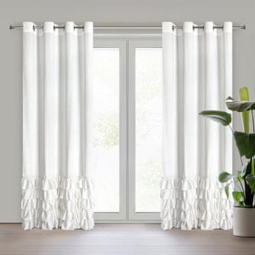 shumee GOTOVA ZAVESA CARLI 140 X 250 CM BELA