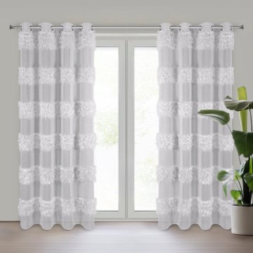 shumee PRIPRAVLJENA ZAVESA MARGARET 140 X 250 CM SREBRNA