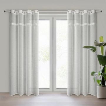 shumee GOTOVA ZAVESA KELI 140 X 250 CM BELA