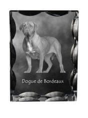 Artdog Bordojski pes, Bordojska doga, francoski mastif - kristal s fotografijo psa, stekleni kipec s fotografijo, unikaten okvir s fotografijo Art-Dog