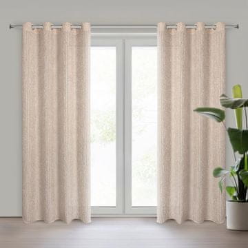 shumee GOTOVA ZAVESA SELMA 135 X 250 CM BEŽ