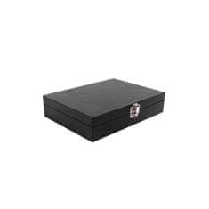 Aga Škatlica za nakit 20x15x5 cm Črna