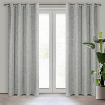 shumee GOTOVA ZAVESA ROMA 140 X 250 CM SIVA