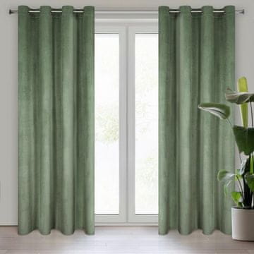 shumee GOTOVA ZAVESA MELANIE 140 X 250 CM TEMNA MINT