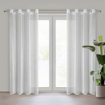 shumee GOTOVA ZAVESA ADRI 140 X 250 CM BELA