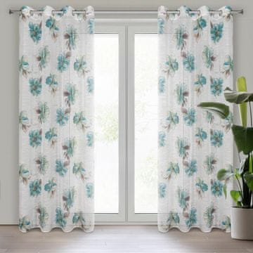shumee GOTOVA ZAVESA LISA 140 X 260 CM BELA