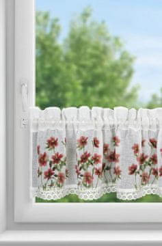 shumee GOTOVA ZAVESA ISA 150X30 CM BELA