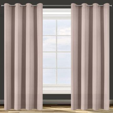 shumee PRIPRAVLJENA ZAVESA D91 PARISA 135 X 250 CM PUDER ROZA