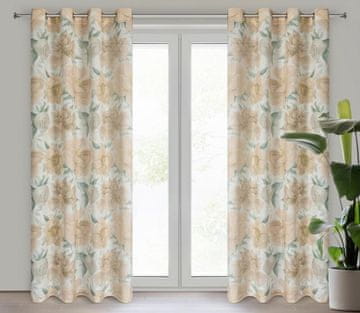 shumee GOTOVA ZAVESA KARLA 140 X 250 CM NARAVNA