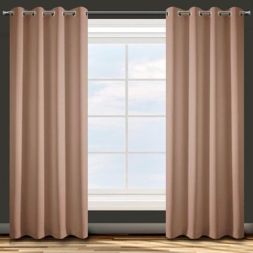 shumee PRIPRAVLJENA ZAVESA D91 ADORE 140 X 250 CM SVETLO RJAVA