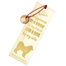 Artdog Aljaški malamut - zaznamek s psom, personaliziran zaznamek, pasji pripomoček za bralce Art-Dog