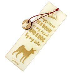 Artdog Basenji, Basenji, Congo Dog - zaznamek s psom, personaliziran zaznamek, pasji pripomoček za bralce Art-Dog