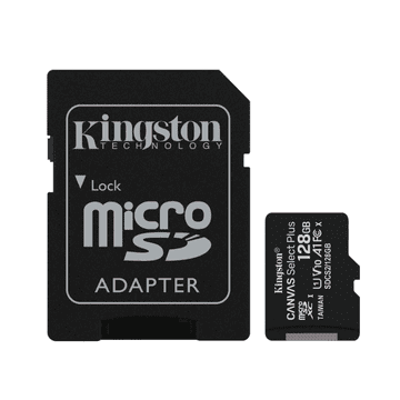 Kingston Spominska kartica microSD 128GB (slika je simbolična)