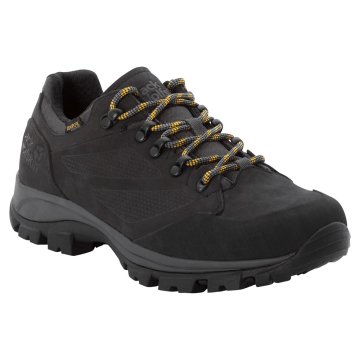 Jack Wolfskin Čevlji treking čevlji črna Rebellion Texapore Low