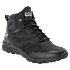 Jack Wolfskin Čevlji treking čevlji črna 44.5 EU Woodland Texapore Mid