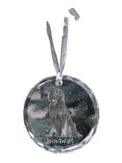 Artdog Hovawart - kristalna kroglica s fotografijo, fotografije psa v kristalu, personaliziran obesek za božično drevo Art-Dog
