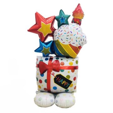 Toro DARILNA ŠKATLA ZA BALONE 3D 80X135CM FOLIJA